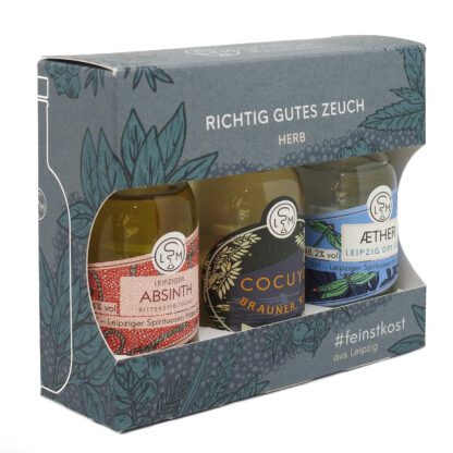 Richtig gutes Zeuch – Tasting Set Herb (3 × 5 cl)